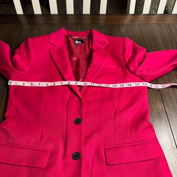 The Kooples Red Wool Blazer Jacket Size US 4 EU 36 NWT $545 - Picture 9 of 10